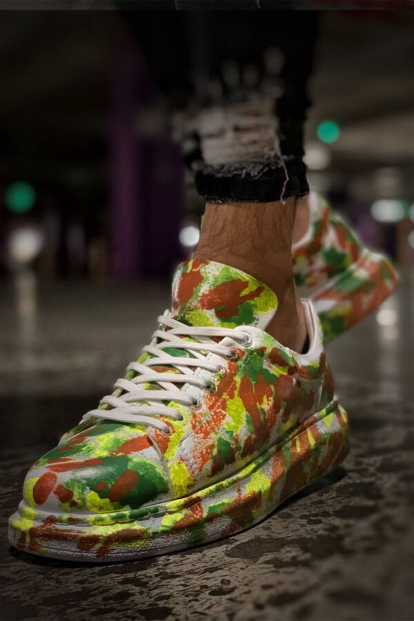 CH254 - CBT Pittura Erkek Ayakkabı 405 YESIL / KAHVE