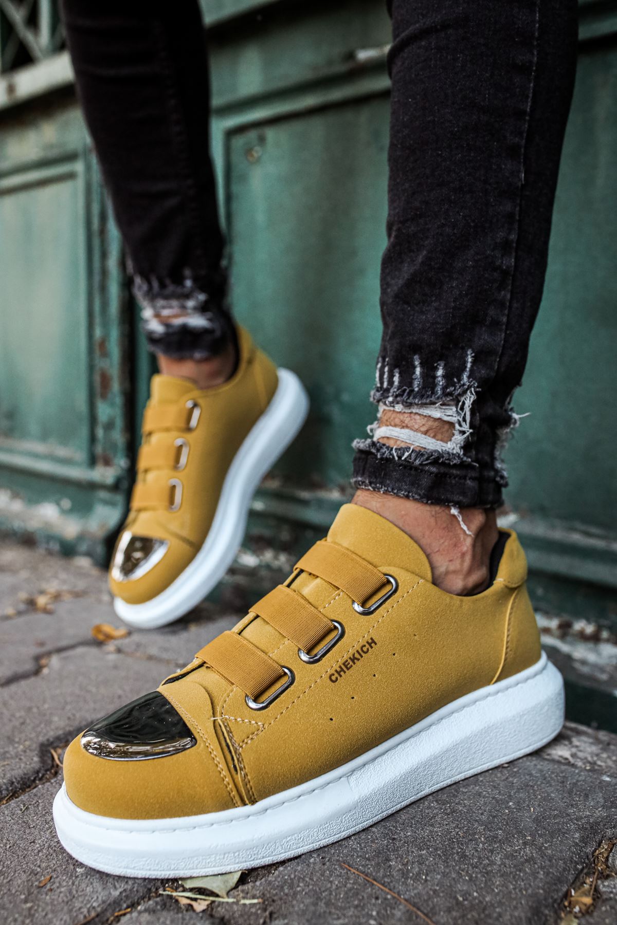 CH251 - SBT Mirror Suede Erkek Ayakkabı CAMEL - Görsel 2