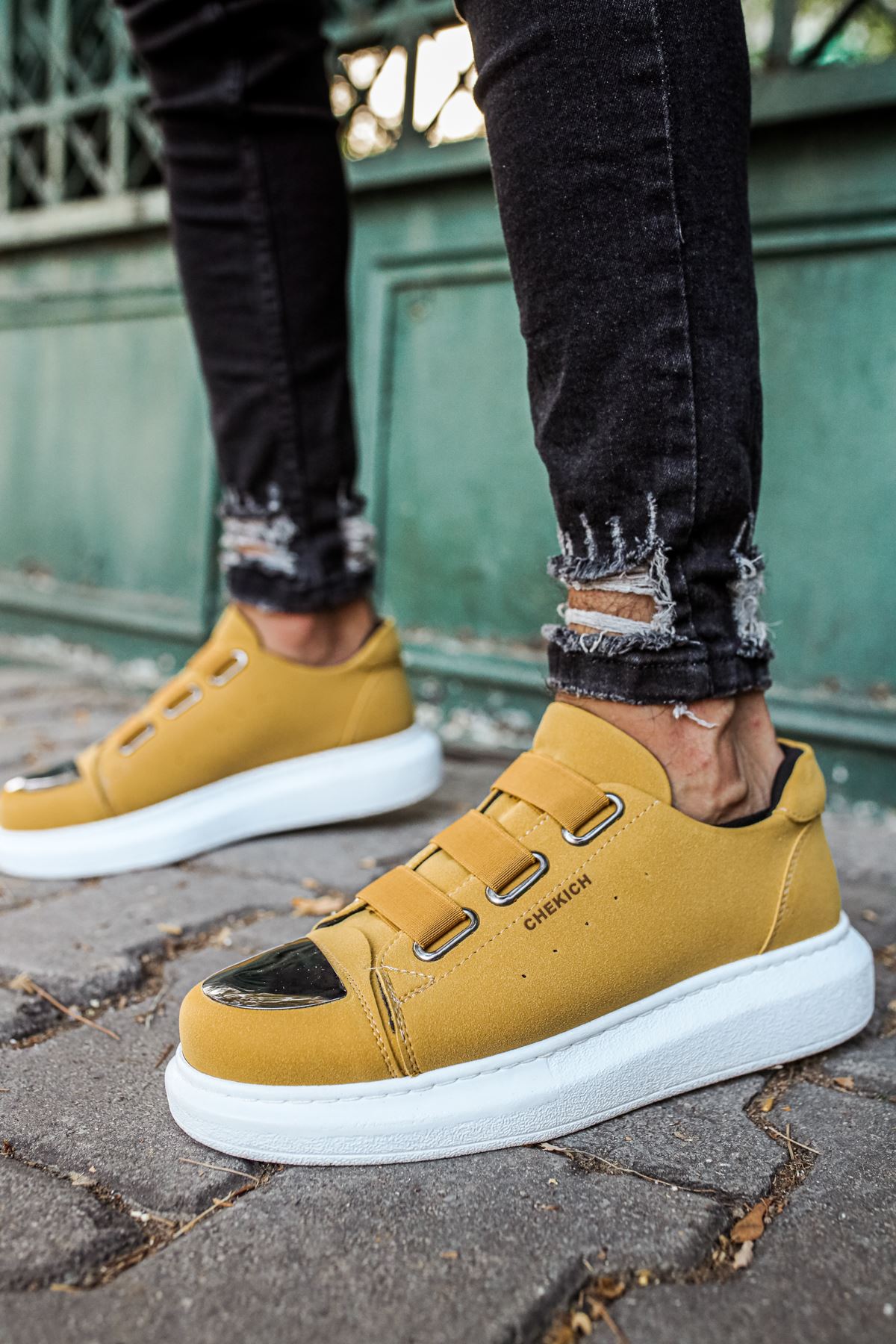 CH251 - SBT Mirror Suede Erkek Ayakkabı CAMEL - Görsel 3