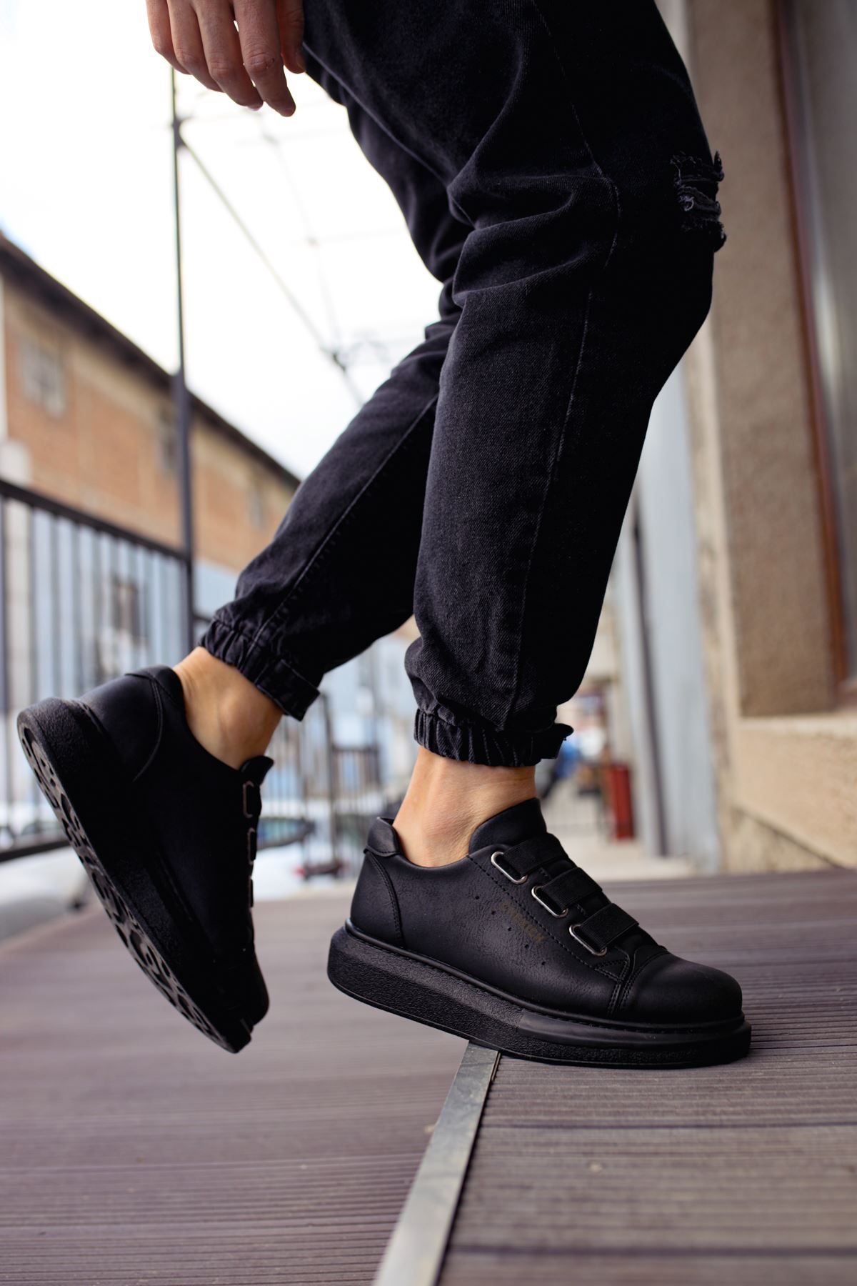 CH253 - CST Mirror Non Erkek Ayakkabı SIYAH - Görsel 2