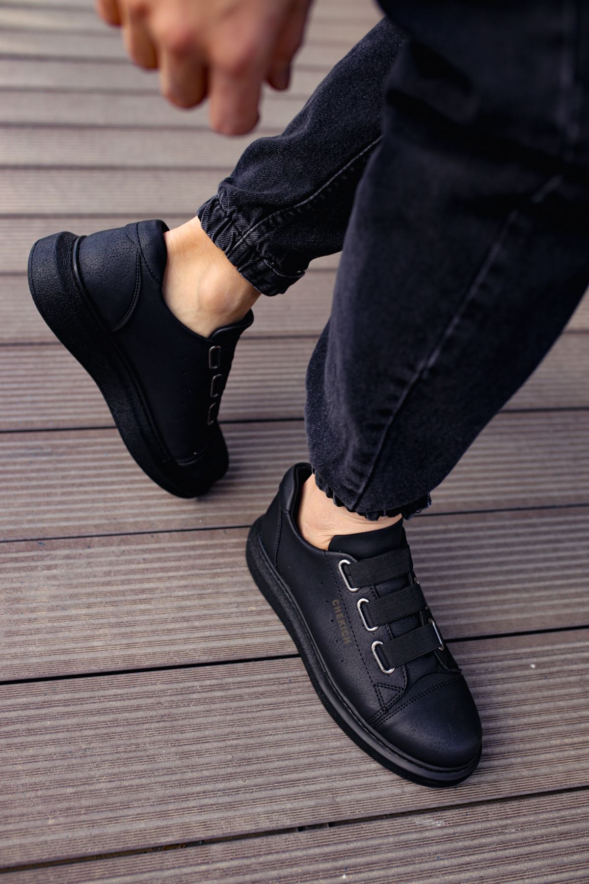 CH253 - CST Mirror Non Erkek Ayakkabı SIYAH - Görsel 4