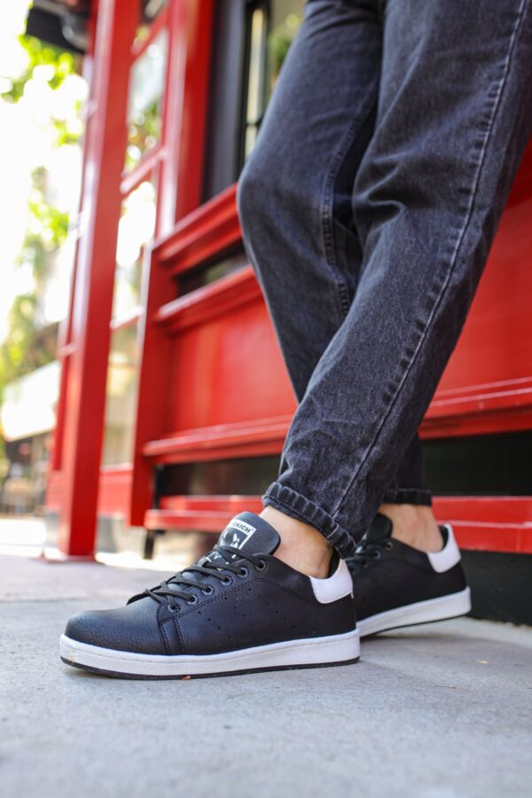 CH977 - GBT Tennis Erkek Ayakkabı SIYAH/BEYAZ