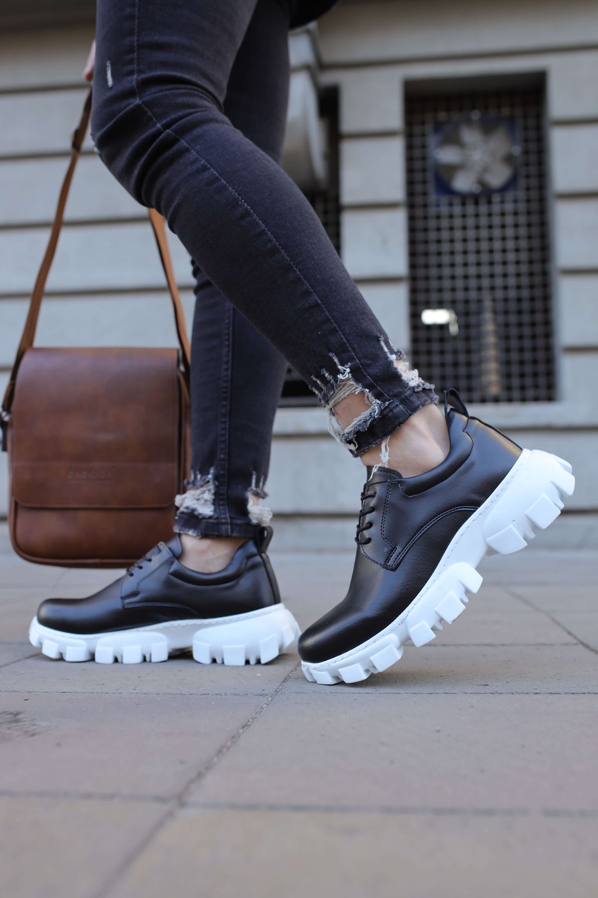 CH093 - FBT Castle Erkek Ayakkabı SIYAH - Görsel 4