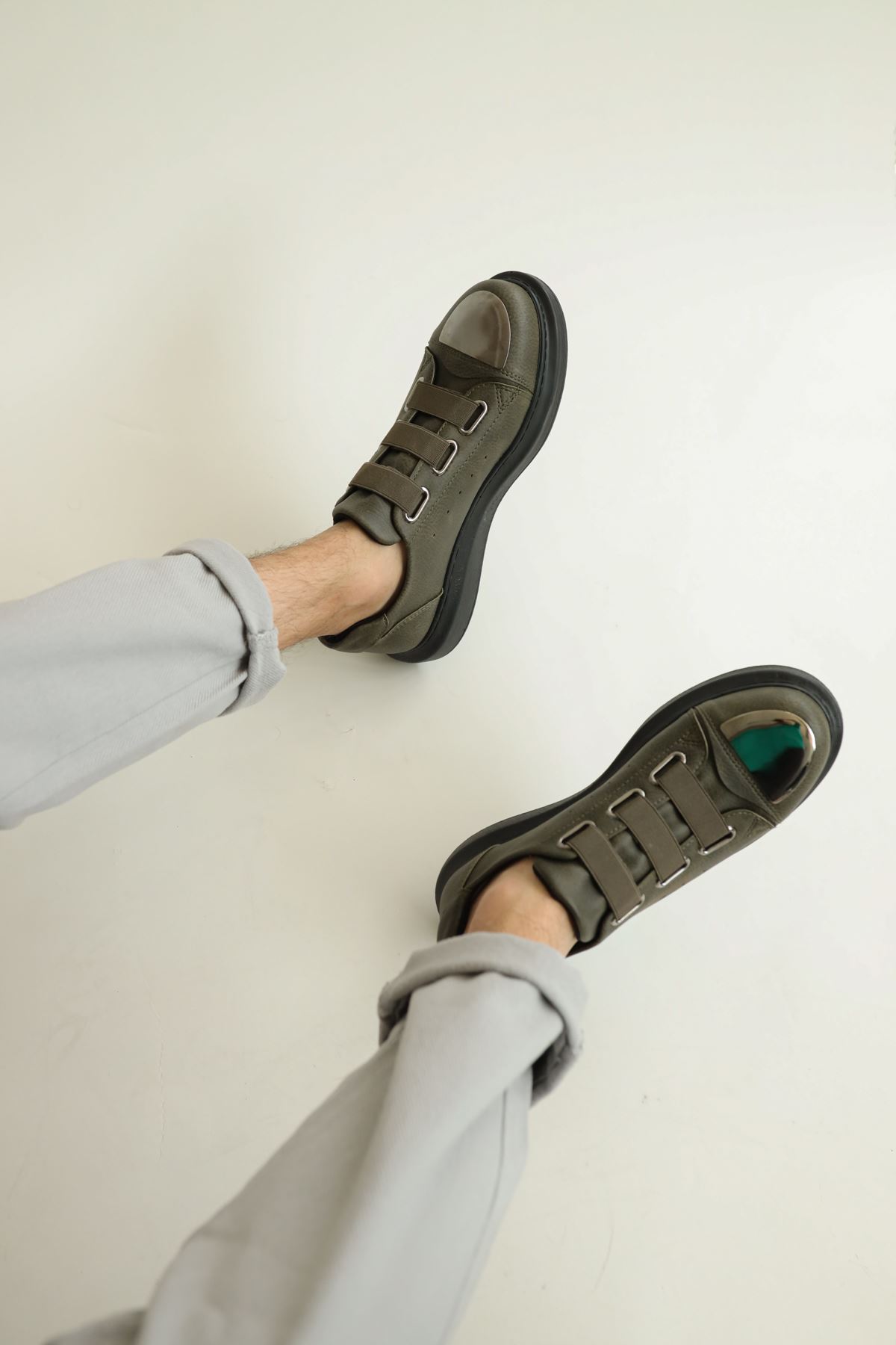 CH251 - CST Mirror Erkek Ayakkabı HAKI - Görsel 2