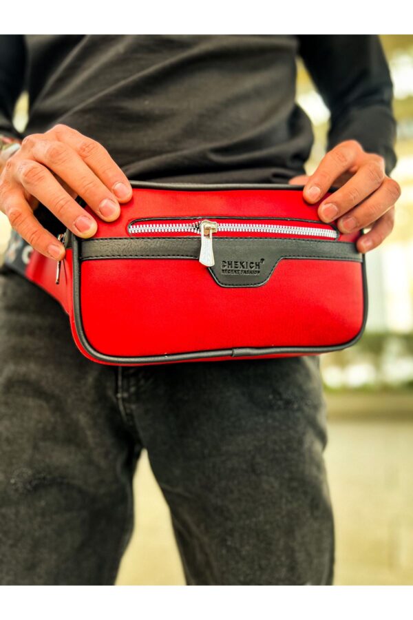 CH101 - Poani Tablet Erkek Çanta SIYAH - KIRMIZI