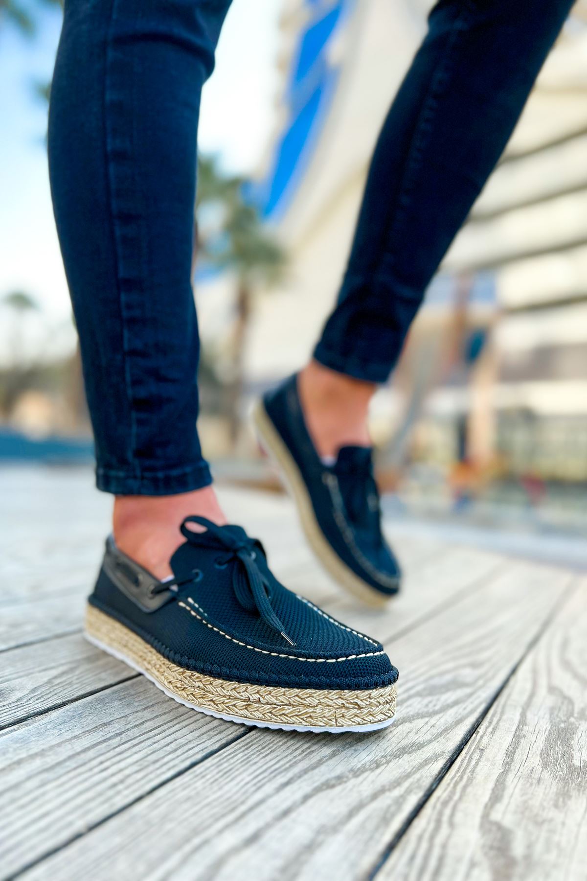 CH311 - Espadril Erkek Ayakkabı SIYAH - Görsel 2