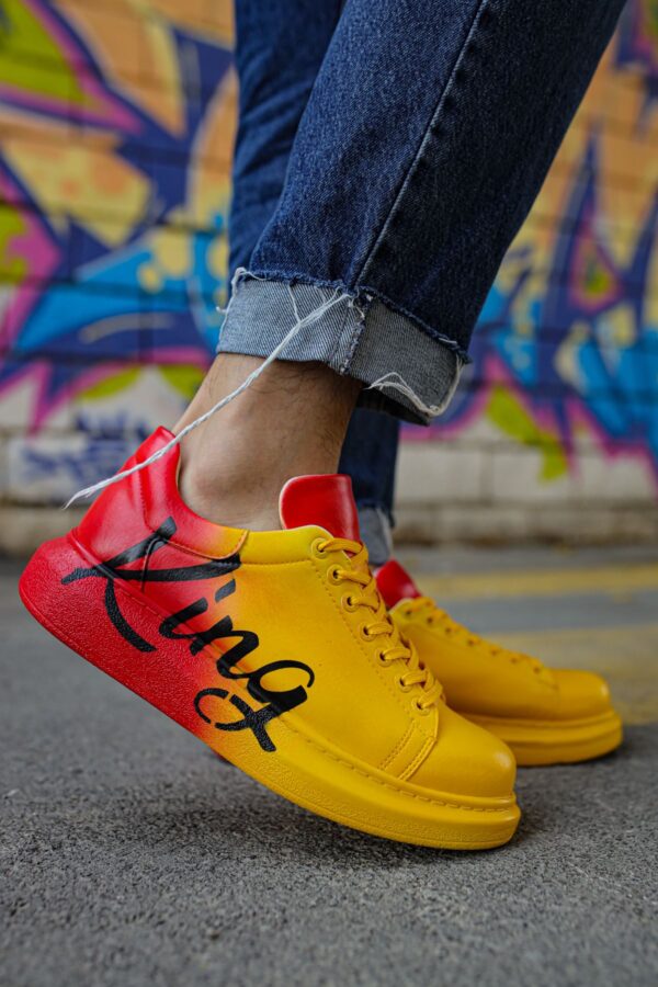 CH254 - CBT Pittura Erkek Ayakkabı 431 SARI / TURUNCU KING