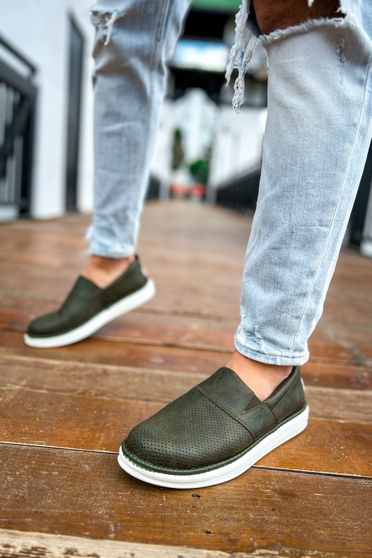 CH091 - RBT Brecon Erkek Ayakkabı HAKI - Görsel 4