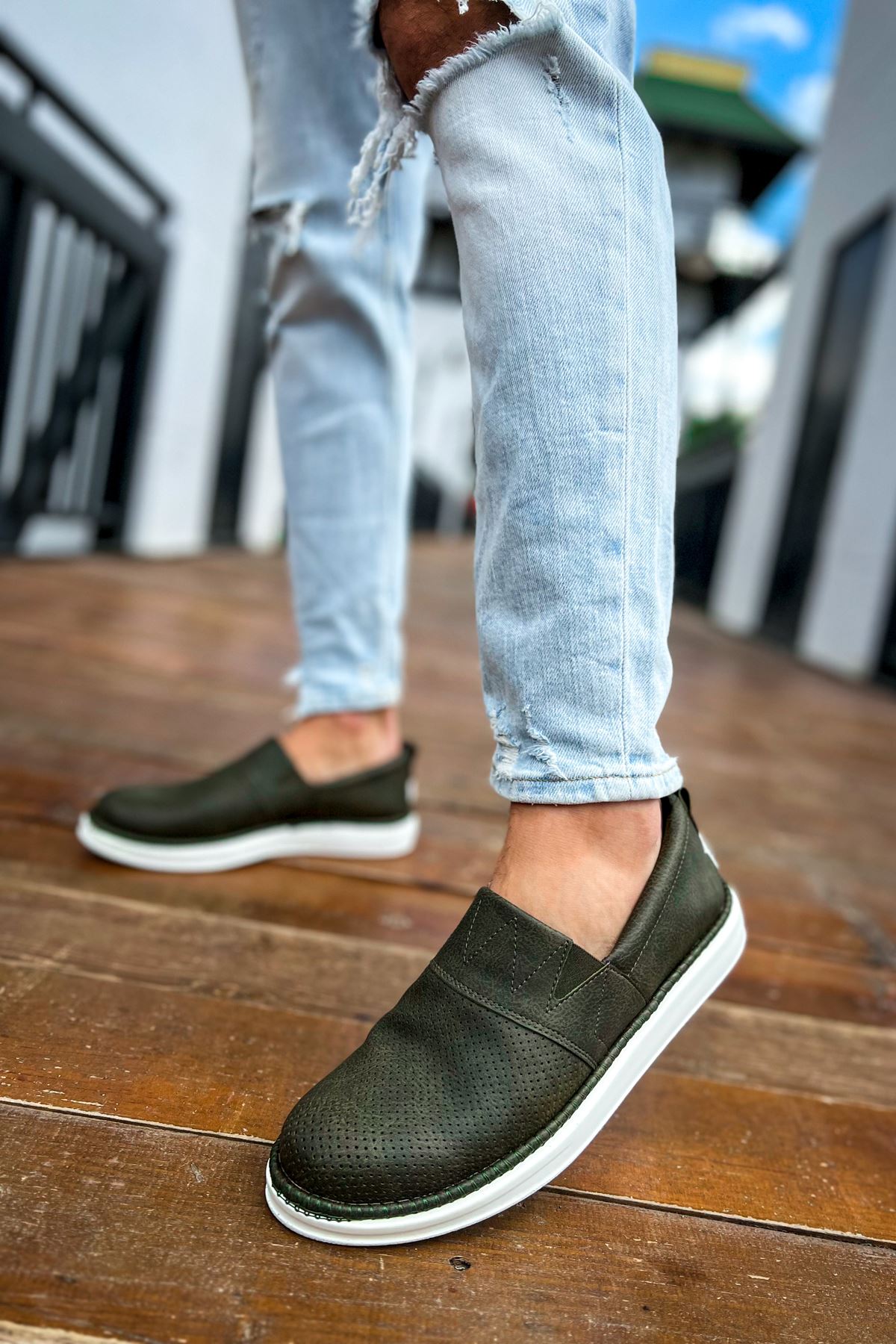 CH091 - RBT Brecon Erkek Ayakkabı HAKI - Görsel 5