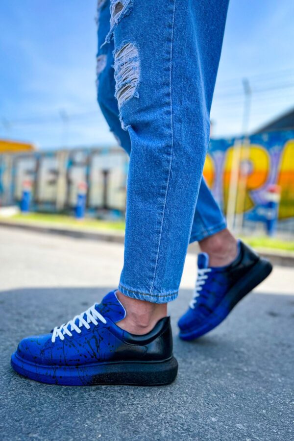 CH254 - CBT Pittura Erkek Ayakkabı 545 MAVI SIYAH SPLUSH