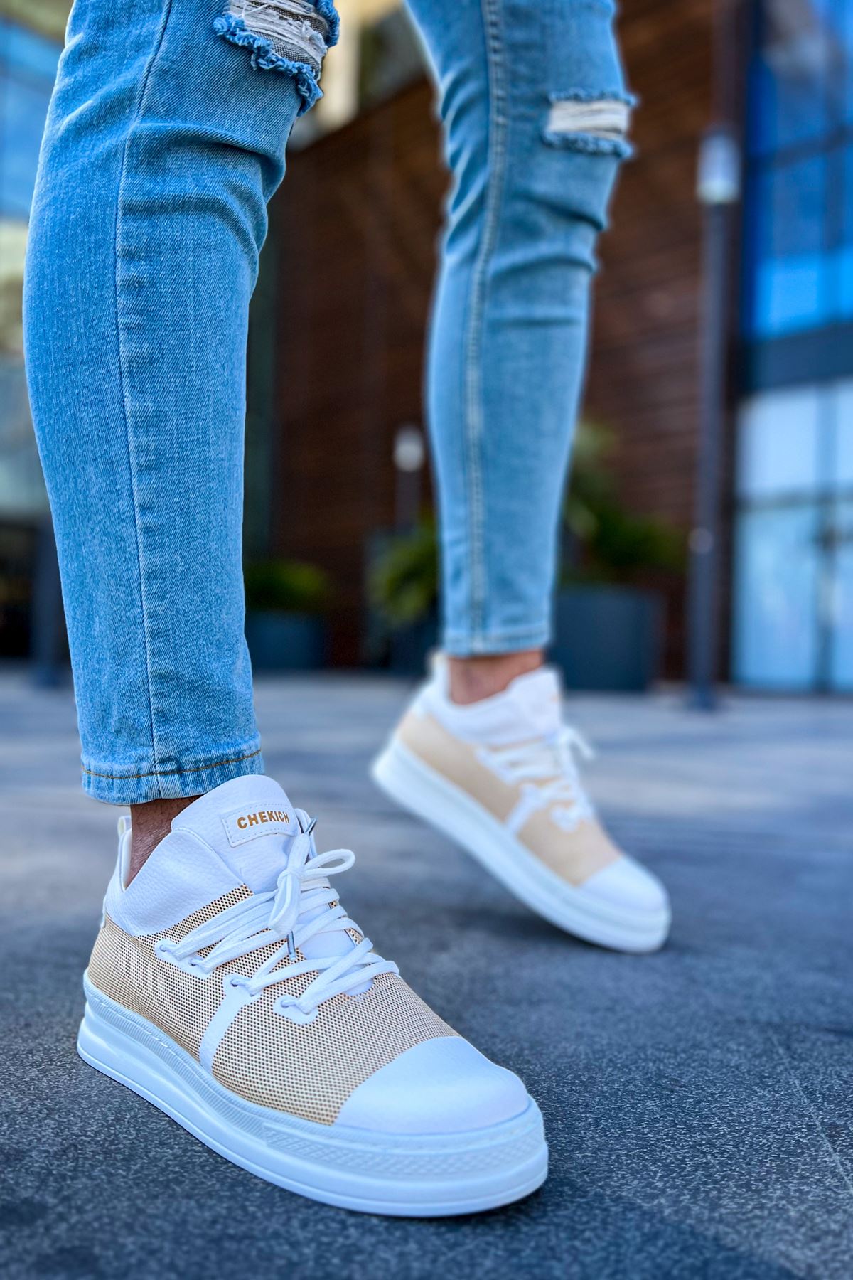 CH219 - CBT Laser Erkek Ayakkabı BEYAZ - Görsel 2