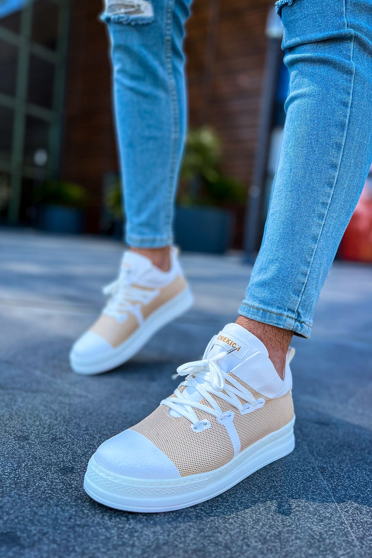 CH219 - CBT Laser Erkek Ayakkabı BEYAZ - Görsel 4