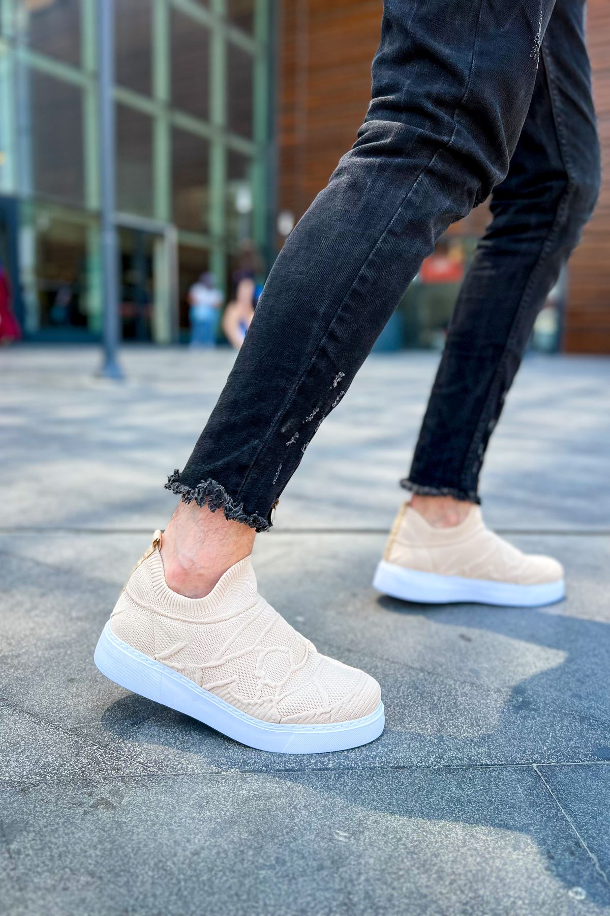 CH411 - TBT Craig Erkek Ayakkabı BEJ - Görsel 4