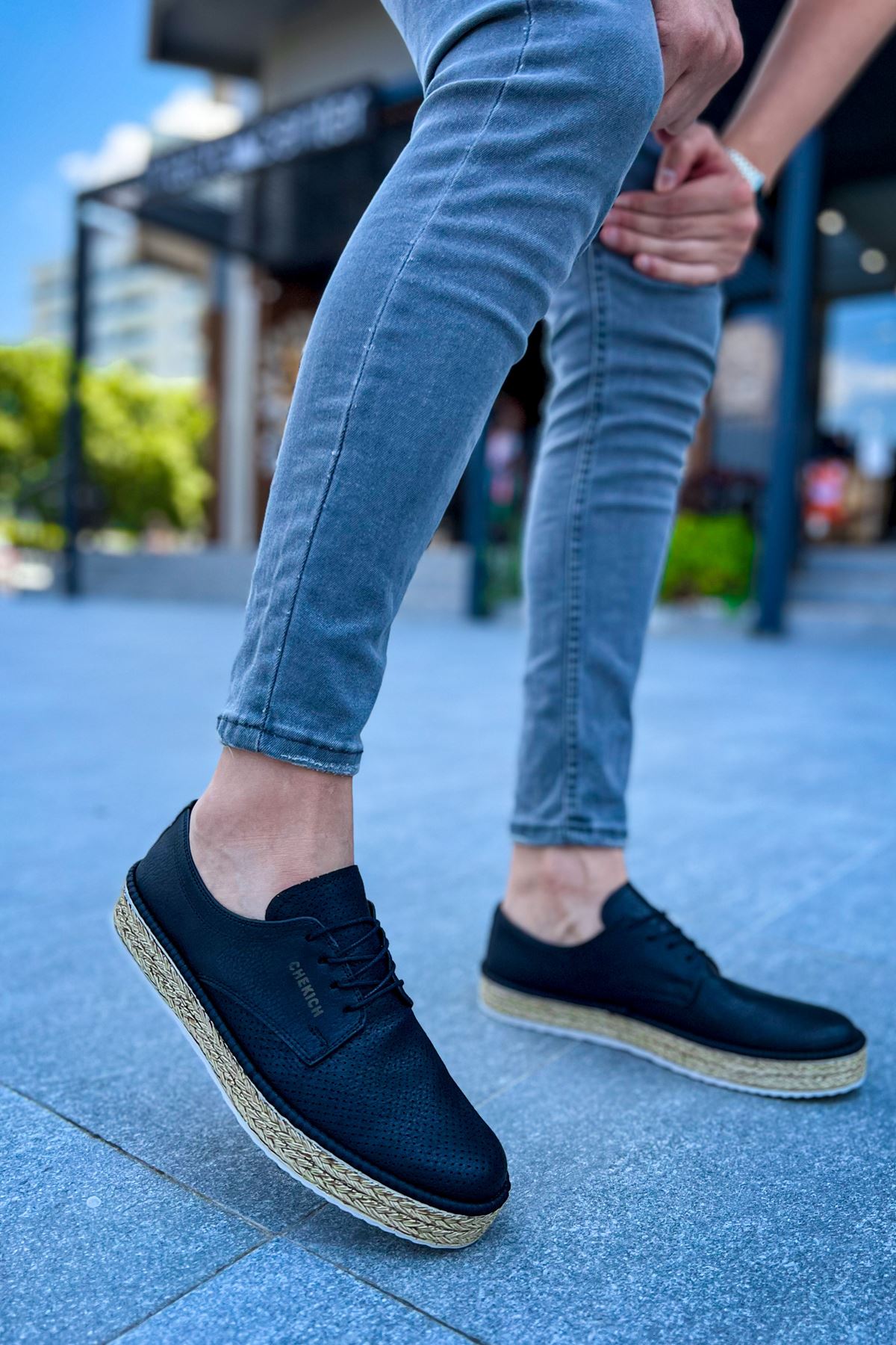 CH117 - CBT Stamina Nuova Erkek Ayakkabı SIYAH - Görsel 4