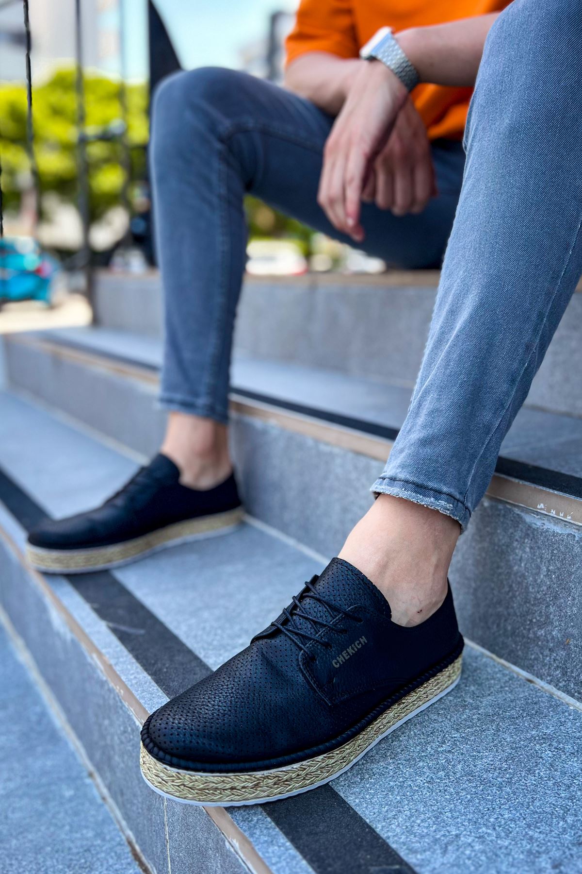 CH117 - CBT Stamina Nuova Erkek Ayakkabı SIYAH - Görsel 2