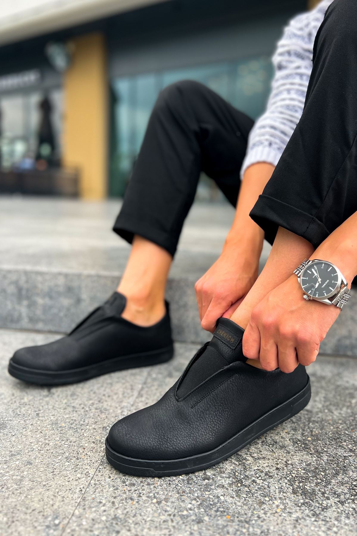 CH195 - CST Rigidus Erkek Ayakkabı SIYAH - Görsel 4