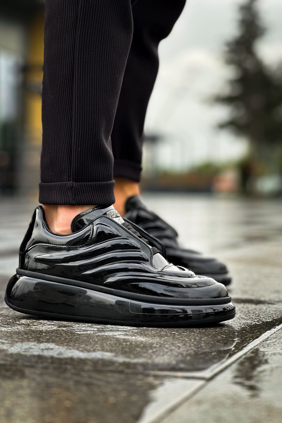 CH295 - RRT Sollıevo Erkek Ayakkabı SIYAH - Görsel 3