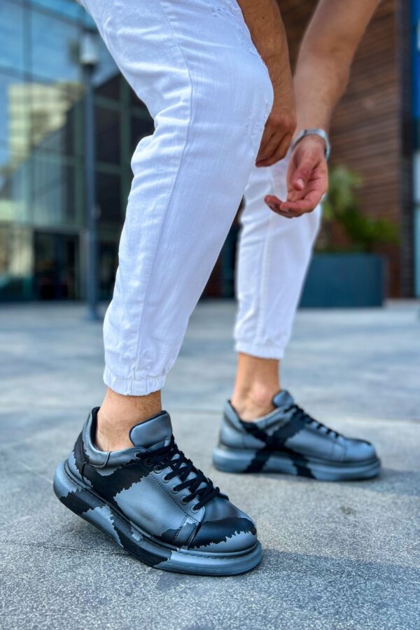 CH254 - CST Pittura Erkek Ayakkabı 551 GRI SIYAH X