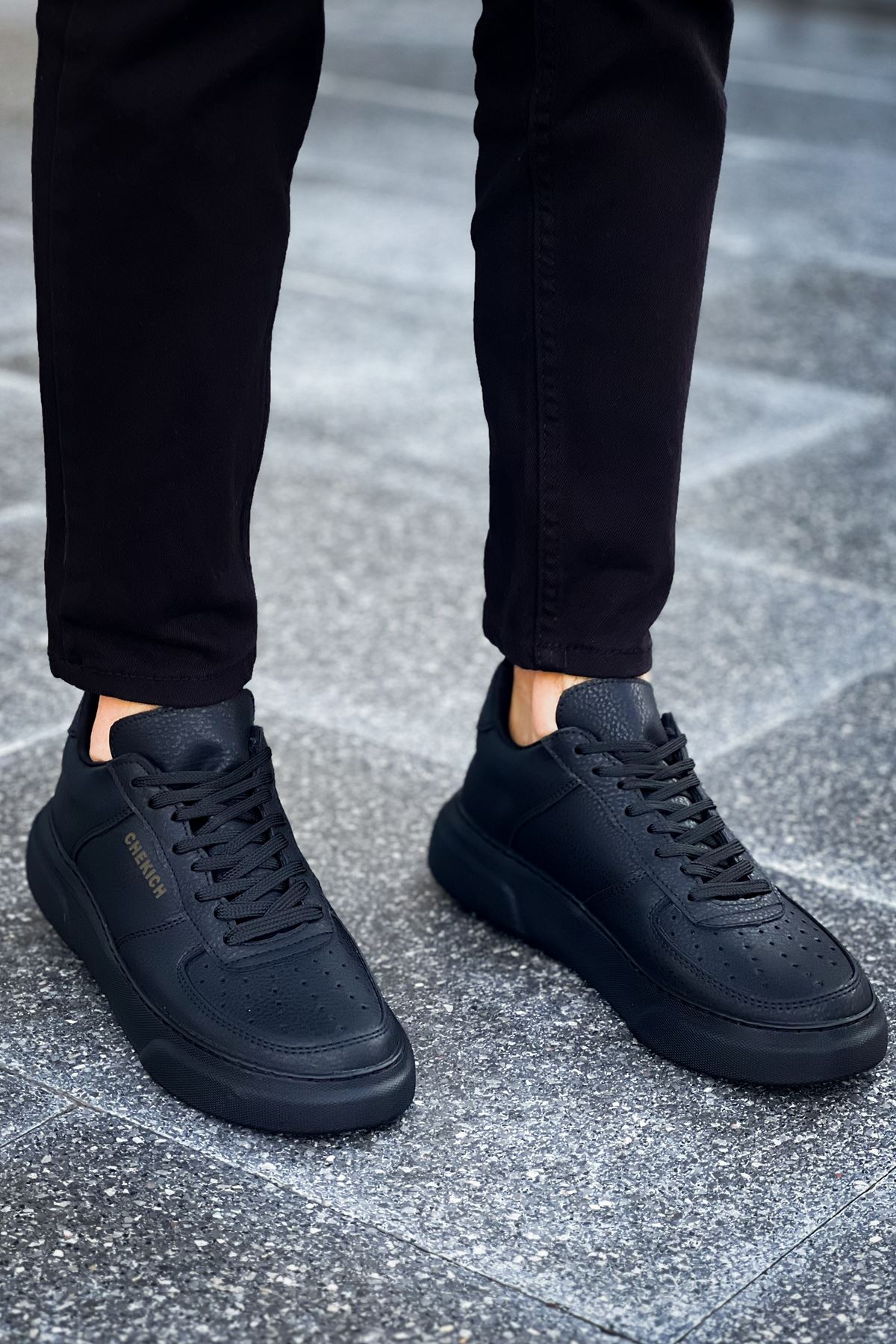 CH087 - CST Kenton Erkek Ayakkabı SIYAH/SIYAH - Görsel 2