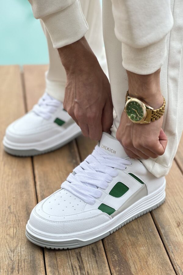 CH2410 - CBT Avax  Erkek Spor Ayakkabı BEYAZ/YESIL