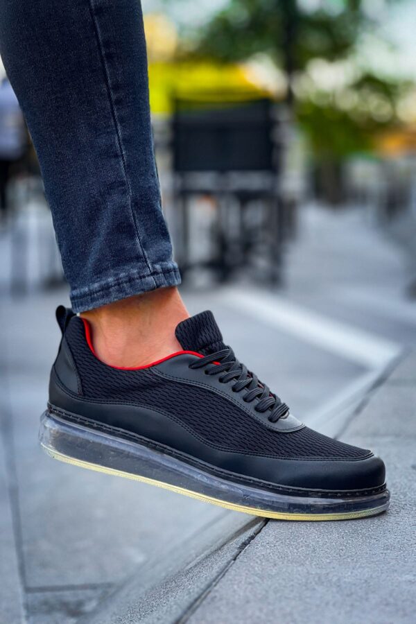 CH181 - RRT İpekyol  Erkek Ayakkabı SIYAH - KIRMIZI