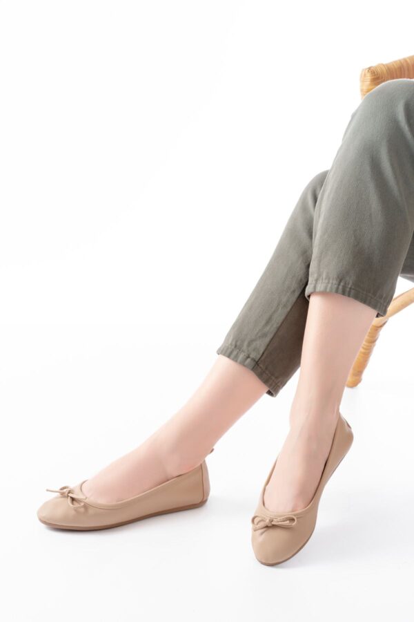 6101 Nut Günlük  Fiyonklu Kadın Babet