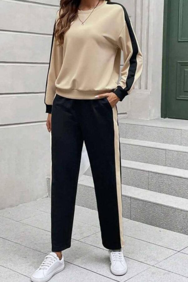 Kadın Iki Iplik şerit Detaylı Ikili Takım