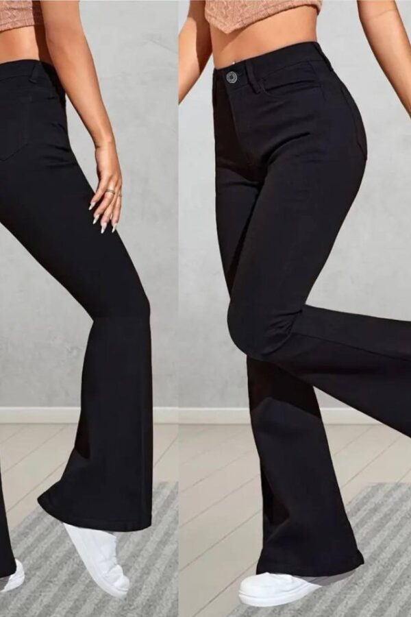 Kadın Yüksek Bel Bol Paça Pantolon