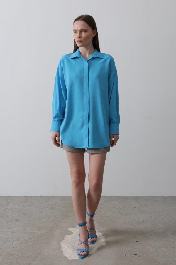 Uzun Kol Gömlek - Sarı