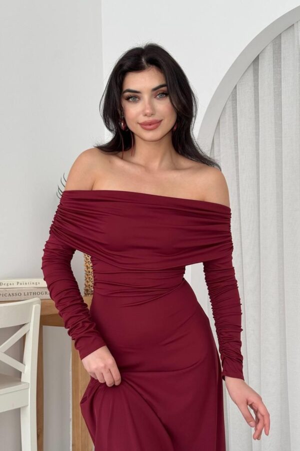 Uras Straplez Elbise