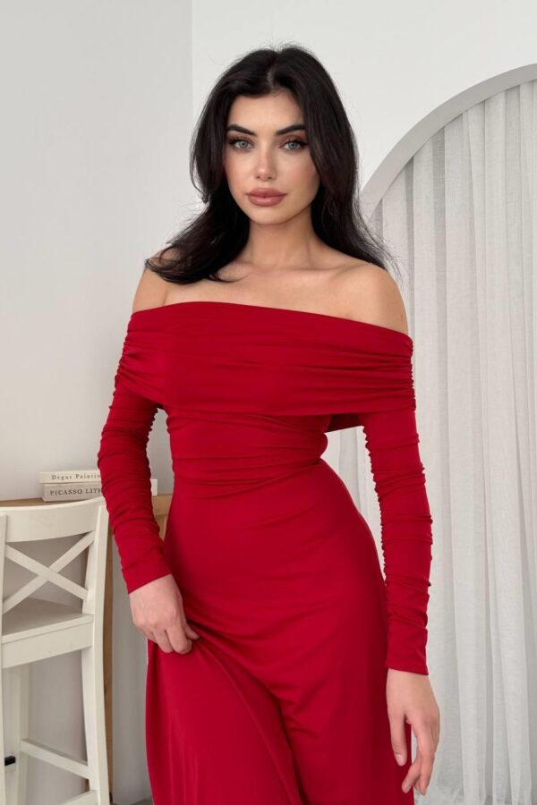 Uras Straplez Elbise