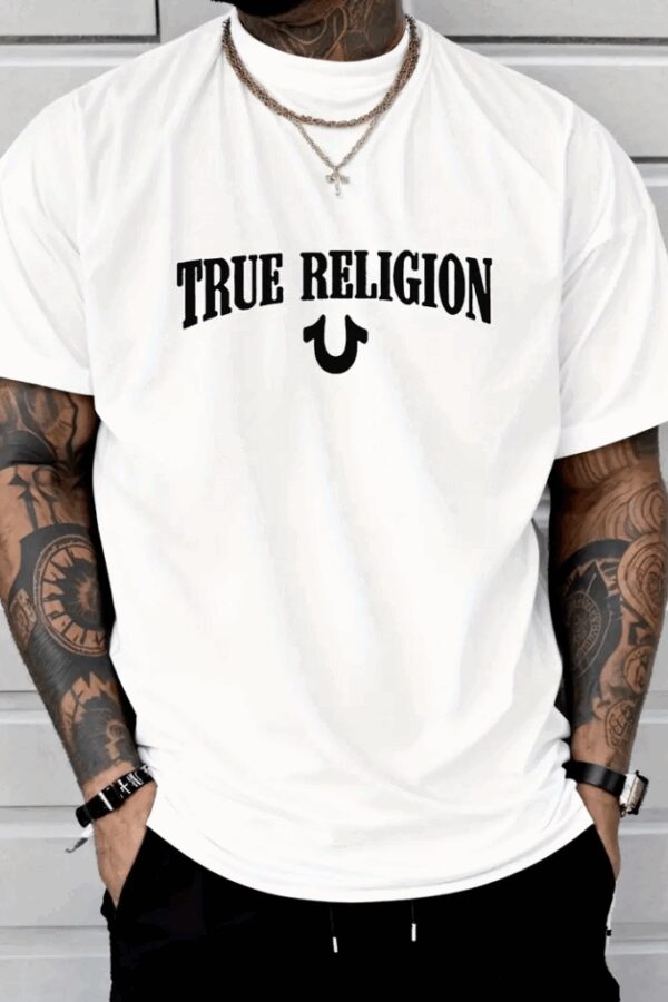 Erkek True Religion Baskılı Süprem T-shirt