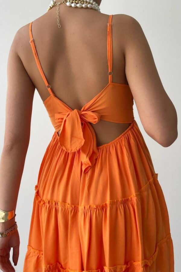 Nivel Göğsü Büzgülü Elbise