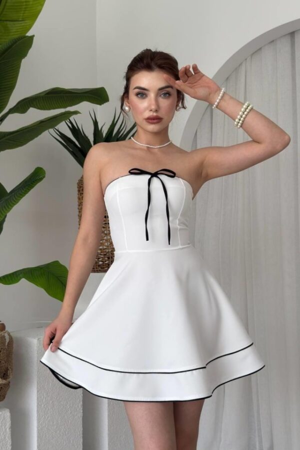 Yuna Straplez Elbise