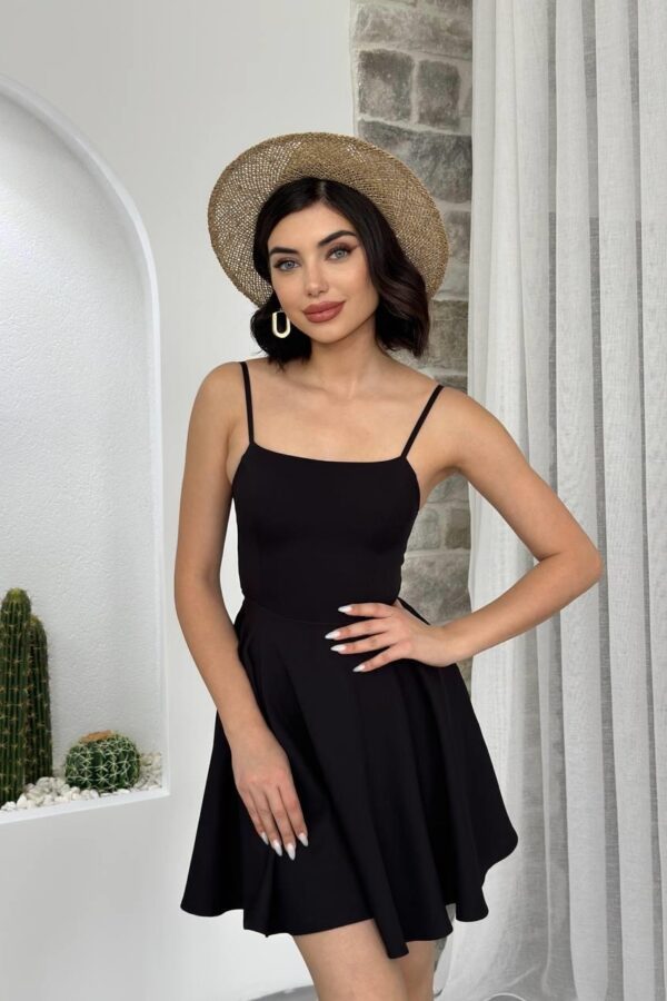 Pole İp Askılı Elbise