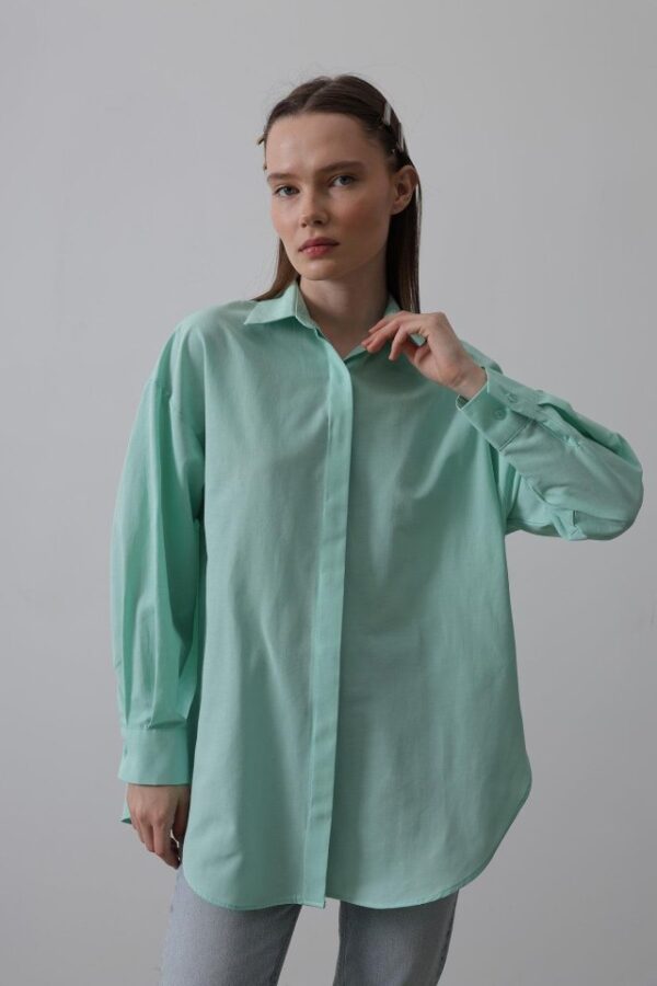 Uzun Kol Gömlek - Sarı