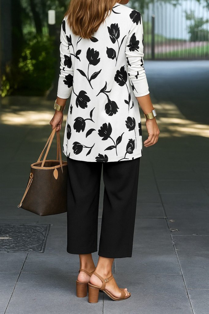 Kadın Uzun Kollu önü Açık Modal Ceket Kolsuz Viskon Iki Iplik Bluz Ve Pantolon üçlü Takım - Görsel 2