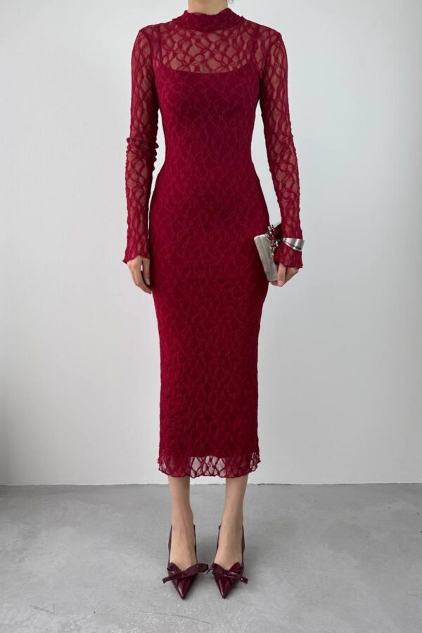 Vedo Çiçek Detaylı Elbise