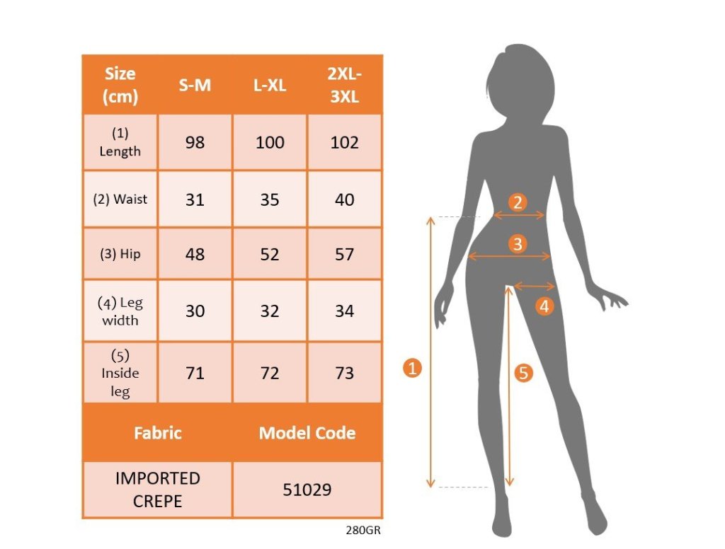 Kadın Yüksek Bel Cepli Paçası Lastikli Ithal Krep Pantolon - Görsel 11