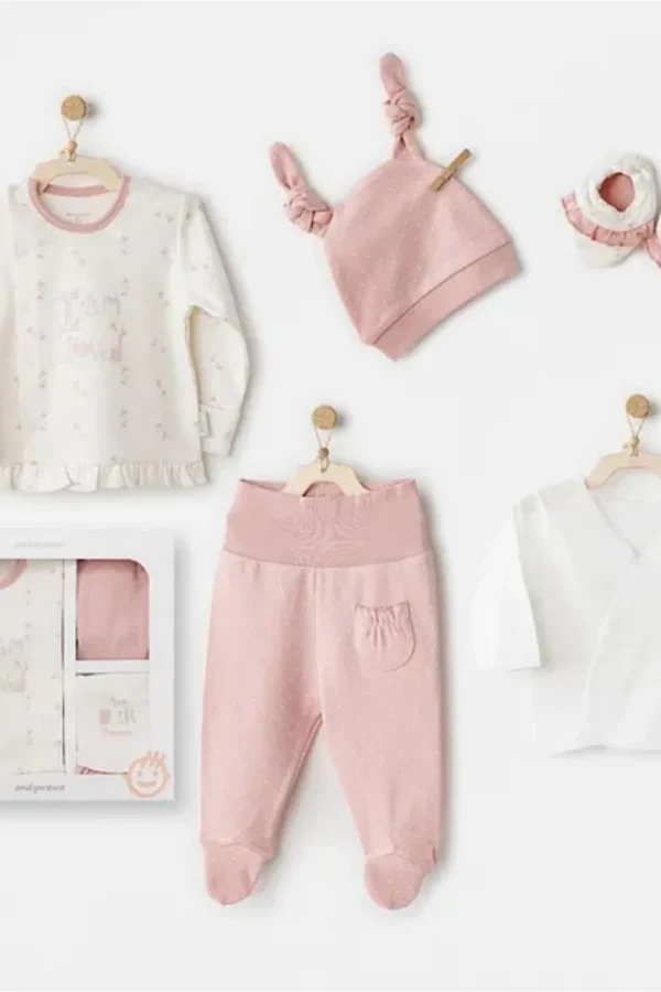 Andywawa Ac26080 Mon Petit Amour 5'li Hastane Çıkışı Ekru