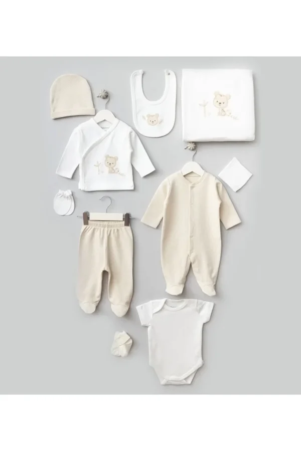 Bebitof Sevimli Kaplan 10 Parça Hastane Çıkışı 10095 Ekru