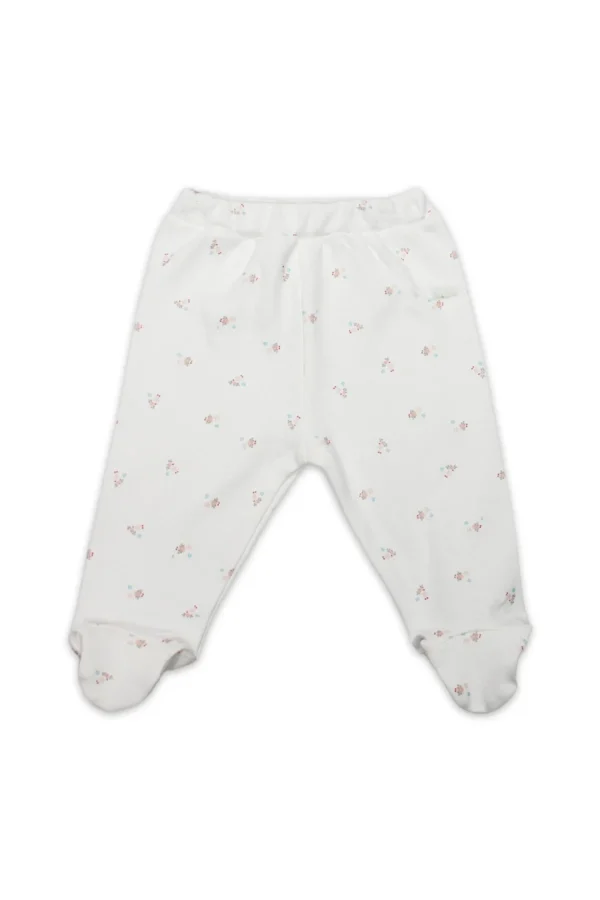 Bistyle Grow İn Love Patikli Tek Alt 16103 Pembe Ekru