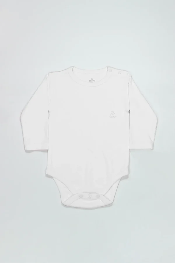 Bistyle Natural Basic Style Uzun Kol Body 17104 Beyaz