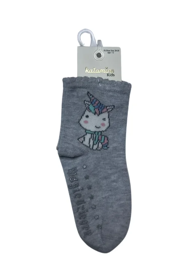 Katamino Pollya Abs'li Kız Soket Çorap K20285 Asorti