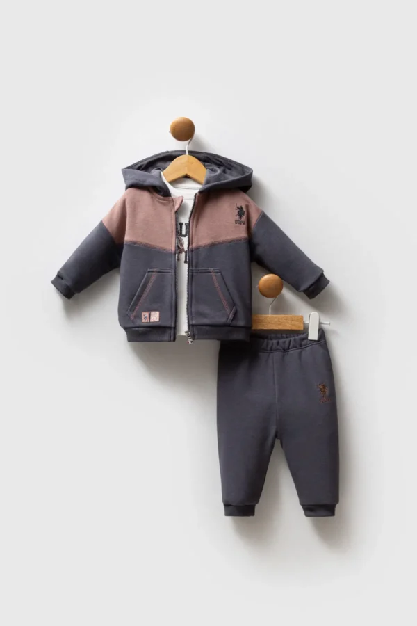 U.s. Polo Assn 3'lü Takım Usb2561 Füme