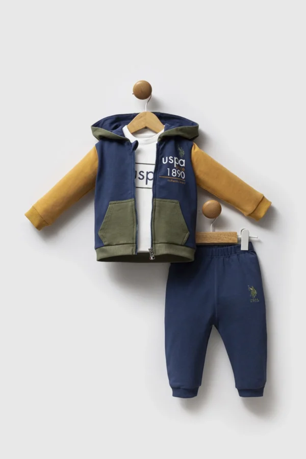 U.s. Polo Assn 3'lü Takım Usb2574 İndigo Hardal