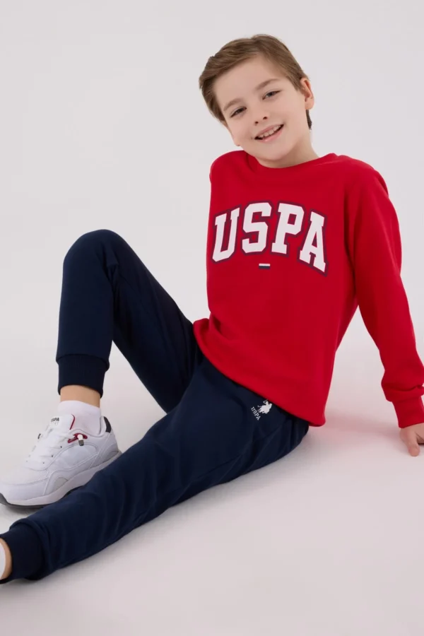 U.s. Polo Assn Eşofman Takımı Us2227-4 Kırmızı
