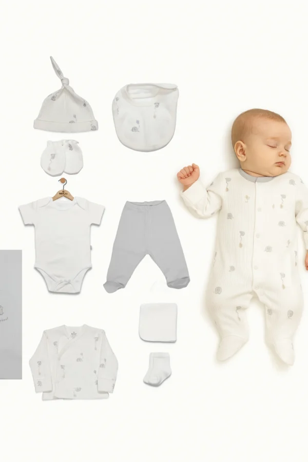 Flying Elephant 10'lu Hastane Çıkışı 11111 Ekru Gri