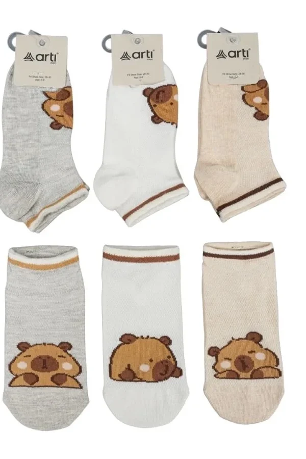 Katamino Capy Abs'li Erkek Patik Çorap K20318 Asorti