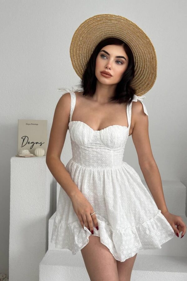 Monika Omuz Bağlamalı Elbise